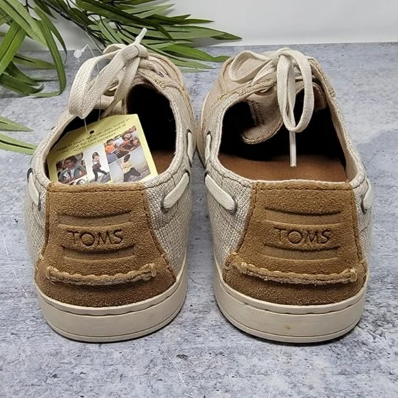 NWT Toms | Culver Loafers - Tan (Toffee Chambray Mix) - Picture 3 of 8